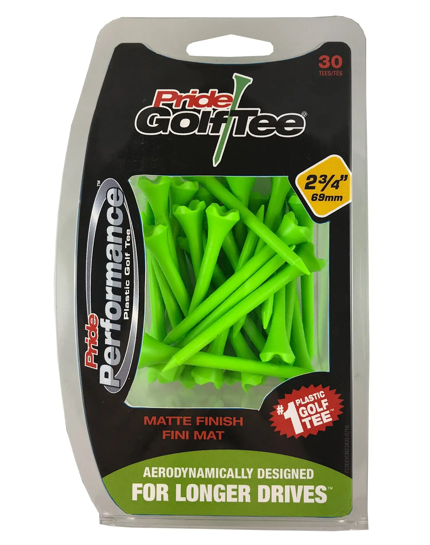 J&M Pride Performance Matte Finish Golf Tees 2 J&M Pride Performance Matte Finish Golf Tees - Image 2