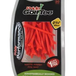 J&M Pride Performance Matte Finish Golf Tees 12 J&M Pride Performance Matte Finish Golf Tees -CLUBS Shop Pride Performance Matte 234 Orange 30ct 87990