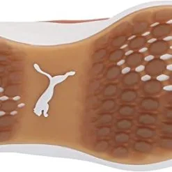 Cobra Golf Puma Ignite Fasten8 Crafted Laced Golf Shoes -CLUBS Shop PumaFasten8Crafted WhiteLeatherBrown3