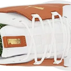 Cobra Golf Puma Ignite Fasten8 Crafted Laced Golf Shoes -CLUBS Shop PumaFasten8Crafted WhiteLeatherBrown4