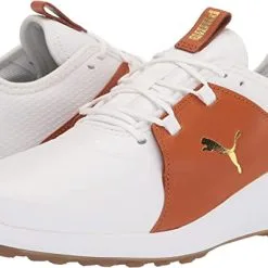 Cobra Golf Puma Ignite Fasten8 Crafted Laced Golf Shoes -CLUBS Shop PumaFasten8Crafted WhiteLeatherBrown6