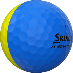 Cleveland Golf Srixon Q-Star Tour Divide Golf Balls - Dozen -CLUBS Shop Q StarDivideBlueYellowBall