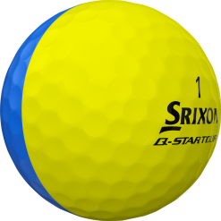 Cleveland Golf Srixon Q-Star Tour Divide Golf Balls - Dozen -CLUBS Shop Q StarDivideBlueYellowBall1