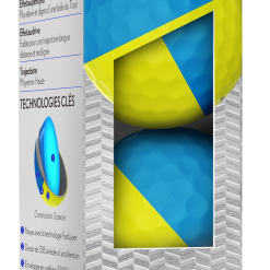 Cleveland Golf Srixon Q-Star Tour Divide Golf Balls - Dozen -CLUBS Shop Q StarDivideBlueYellowSleeve