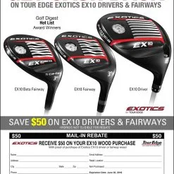Tour Edge Golf Exotics EX10 Adjustable Driver -CLUBS Shop ReBate