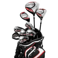 Hireko Powerbilt Grand Slam Complete Golf Set Red Series