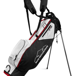 Sun Mountain Golf 2022 UltraLight 2.5+ 4-Way Stand Carry Bag -CLUBS Shop SM25Black White Red