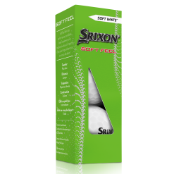 Cleveland Golf Srixon Soft Feel Golf Balls -CLUBS Shop SOFTFEEL13Sleeve PureWhite FLIP reflection