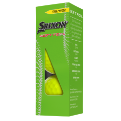 Cleveland Golf Srixon Soft Feel Golf Balls -CLUBS Shop SOFTFEEL13Sleeve TourYellow