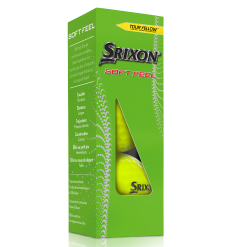 Cleveland Golf Srixon Soft Feel Golf Balls -CLUBS Shop SOFTFEEL13Sleeve TourYellow FLIP reflection