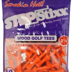CaddiesShack STEPStixx Golf Tees - 2.125" 9 CaddiesShack STEPStixx Golf Tees - 2.125" -CLUBS Shop STEPStixx 2.125 Orange