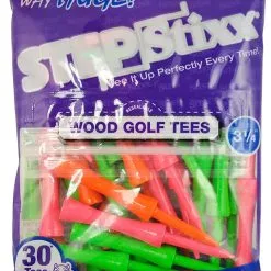 CaddiesShack STEPStixx Golf Tees - 3.25" -CLUBS Shop STEPStixx 3.25 CitrusMix
