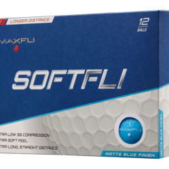 Golf Works Maxfli SoftFli Matte Finsih Golf Balls -CLUBS Shop SoftFli Matte Blue Box