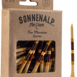 Sun Mountain Sonnenalp Mid-Stripe Golf Tees -CLUBS Shop Sonnenalp TeesCabin