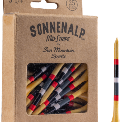 Sun Mountain Sonnenalp Mid-Stripe Golf Tees -CLUBS Shop Sonnenalp TeesGun