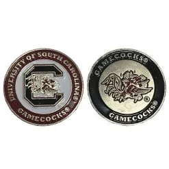 J&M NCAA Double Sided Collegiate Golf Ball Marker Coins -CLUBS Shop South Carolina