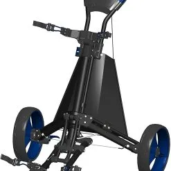 TGIB Spin It Golf Easy Drive 3-Wheel Push Cart -CLUBS Shop SpinItEasyDriver BlackBlue