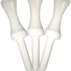 CaddiesShack Pride Sports Wood Golf Step-Tees 2.125 X 25 Count -CLUBS Shop Step Tees 2.125 White