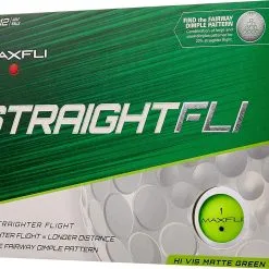 Golf Works Maxfli StraightFli Golf Balls -CLUBS Shop StraightFli Matte Green