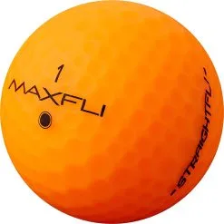 Golf Works Maxfli StraightFli Golf Balls -CLUBS Shop StraightFli Matte Orange 2