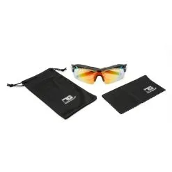Hireko Tour Gear Gloss Black Interchangeable Sunglasses (with 5 Lense) -CLUBS Shop SunlgassesInterchangableLens 9