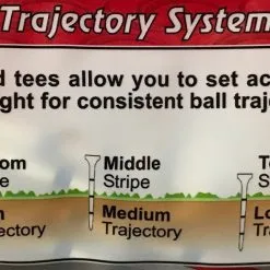 ProActive Sports Premium Hardwood Trajectory System Golf Tees -CLUBS Shop TE314TS80 2