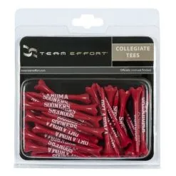 WinCraft Team Effort Collegiate Golf Tees 40 Pack -CLUBS Shop Tees Oklahoma