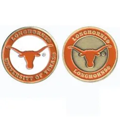 J&M NCAA Double Sided Collegiate Golf Ball Marker Coins -CLUBS Shop Texas