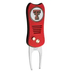 Team Golf Retractable Switchblade Switchfix Divot Tool Ball Marker - NCAA -CLUBS Shop TexasTech 04353468 6a01 4514 8487 2a6ecd3997b2