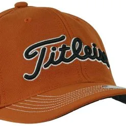 CaddiesShack Titleist NCAA Fitted Stretch Fit Golf Hat -CLUBS Shop Texas Stretch Fit