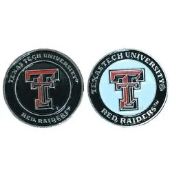 J&M NCAA Double Sided Collegiate Golf Ball Marker Coins -CLUBS Shop Texas Tech