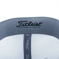 Hireko Titleist Golf Tour Elite Fitted Hat - White/Charcoal -CLUBS Shop TitleistTourEliteFittedCapWhiteCharcoal 4