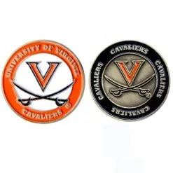 J&M NCAA Double Sided Collegiate Golf Ball Marker Coins -CLUBS Shop Virginia