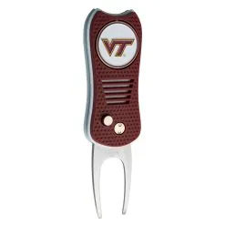 Team Golf Retractable Switchblade Switchfix Divot Tool Ball Marker - NCAA -CLUBS Shop VirginiaTech