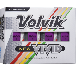 Volvik Vivid Matte Finish Golf Balls - Dozen 20 Volvik Vivid Matte Finish Golf Balls - Dozen -CLUBS Shop Vivid P