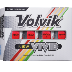 Volvik Vivid Matte Finish Golf Balls - Dozen 18 Volvik Vivid Matte Finish Golf Balls - Dozen -CLUBS Shop Vivid PINK