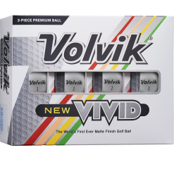 Volvik Vivid Matte Finish Golf Balls - Dozen 26 Volvik Vivid Matte Finish Golf Balls - Dozen -CLUBS Shop Vivid W