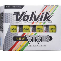 Volvik Vivid Matte Finish Golf Balls - Dozen 28 Volvik Vivid Matte Finish Golf Balls - Dozen -CLUBS Shop Vivid Y