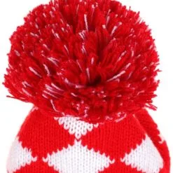HNM Golf Volf Golf Knit Red White Diamond Headcover Set 6 HNM Golf Volf Golf Knit Red White Diamond Headcover Set -CLUBS Shop VolfGolfHeadcovers KnitRedSet2