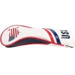 HNM Golf Volf Golf Red White Blue Leather USA Headcovers -CLUBS Shop VolfGolfHeadcovers USADriver2
