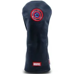 Volvik Marvel Leather Driver Headcovers -CLUBS Shop Volvik MarvelCaptAmericaLeatherHeadcover0