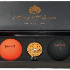 CaddiesShack Volvik Vivid Happy Halloween Special Edition Golf Ball & Ball Marker Set