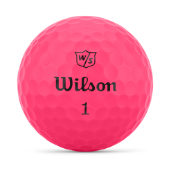 Wilson Staff Duo Soft 2.5 Golf Balls -CLUBS Shop WG2006105 3 Duo Soft BallStamp Pink