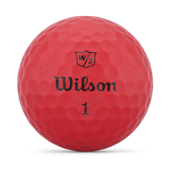 Wilson Staff Duo Soft 2.5 Golf Balls -CLUBS Shop WG2006126 3 Duo Soft BallStamp Red