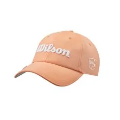 Wilson Staff Ladies Pro Tour Golf Hat -CLUBS Shop WGH70001P 0 WS PRO TOUR HAT Peach WH.png.cq5dam.web .1200.1200
