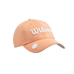 Wilson Staff Ladies Pro Tour Golf Hat -CLUBS Shop WGH70001P 4 WS PRO TOUR HAT Peach WH.png.cq5dam.web .1200.1200