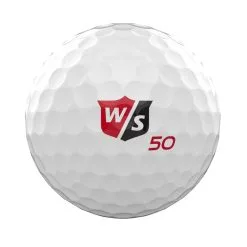Wilson Staff 50 Elite Golf Balls -CLUBS Shop WGWP17900 2019 50 Elite White BallStamp
