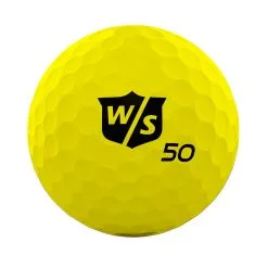 Wilson Staff 50 Elite Golf Balls -CLUBS Shop WGWP17910 2019 50 Elite Yellow BallStamp