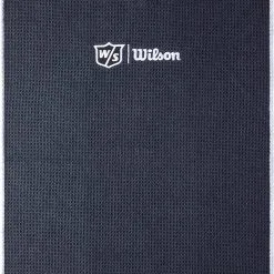 Wilson Staff Microfiber Trifold Golf Towel 16" X 21" Black -CLUBS Shop WIlsonTriFoldTowelBlack 2