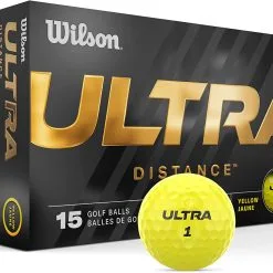 Wilson Ultra Golf Balls - 15 Pack -CLUBS Shop WilsonUltra 2023 Distance Yellow 0